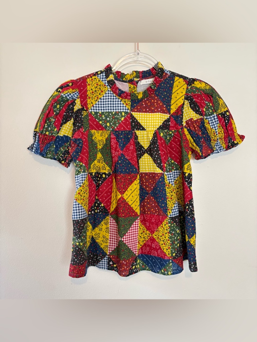 Doen Alida Countryside patchwork print top - Picture 4 of 10